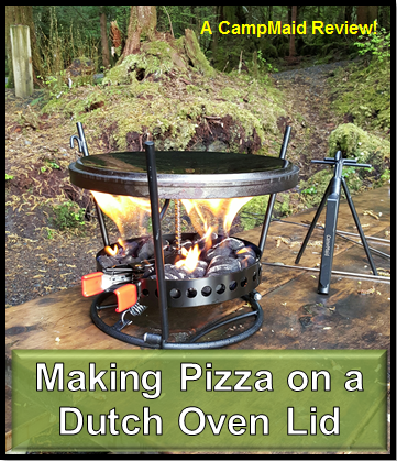 Camp Dutch Oven Lid Holder & Serving Stand