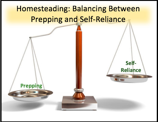 Homesteading: Balancing Between Prepping and Self-Reliance